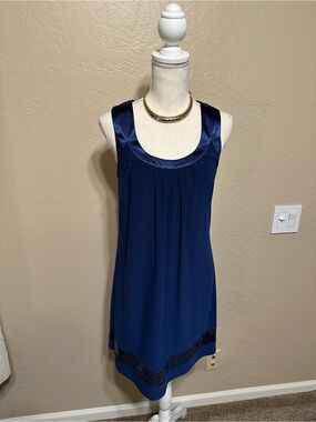 Oleg Cassini Blue Dress